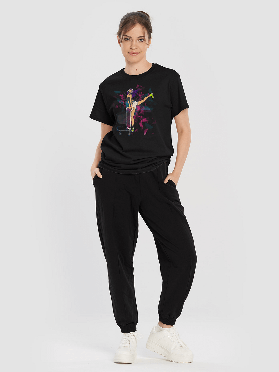 'Shopping Girl' Stylish Women's Tee - Fun Graphic Design for Fashion Lovers product image (59)
