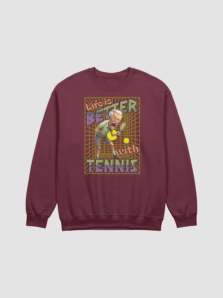 Life Is Better With Tennis Male Enthusiast Crewneck product image (9)