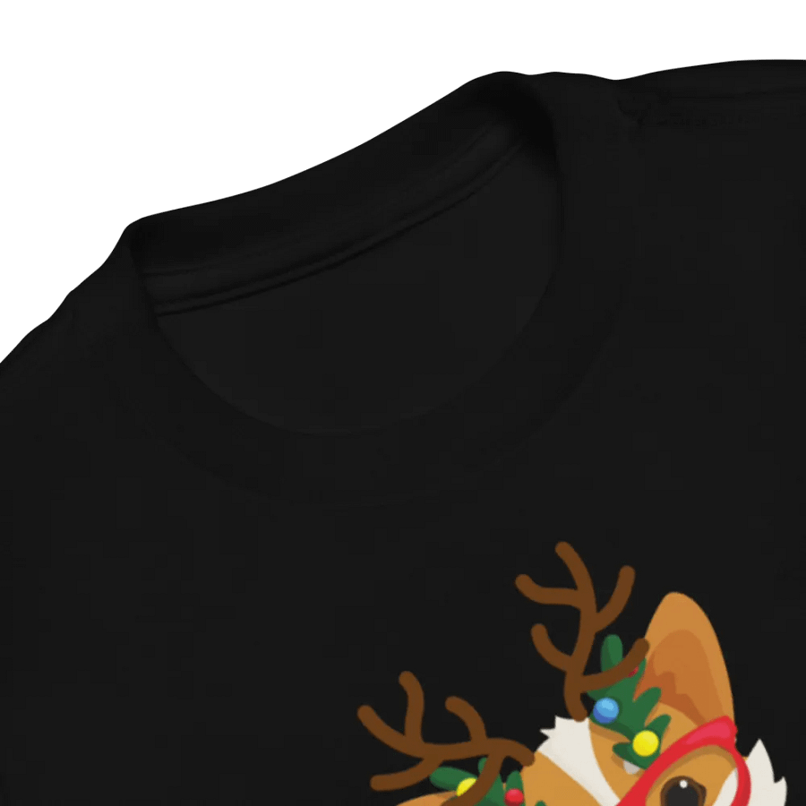 Festive Reindeer Dog Toddler T-Shirt product image (12)