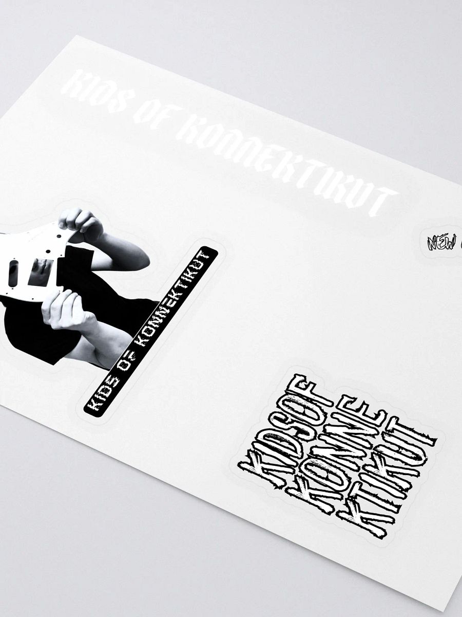 Kids of Konnektikut Sticker Sheet (Black and White) #2 product image (3)