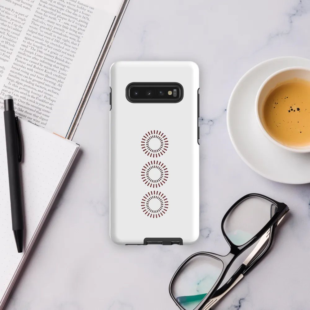 Red Circle Tough Case for Samsung® product image (56)