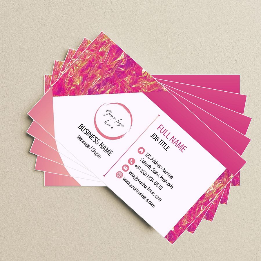 Pink Marigold - Business Card Template product image (4)
