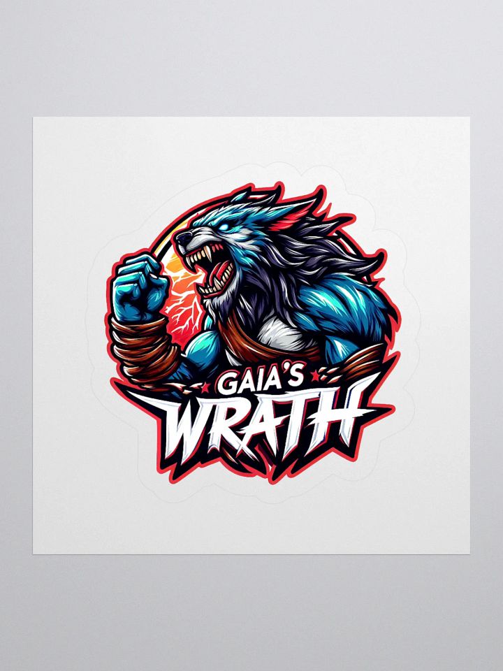 Gaia's Wrath Kiss Cut Stickers product image (1)