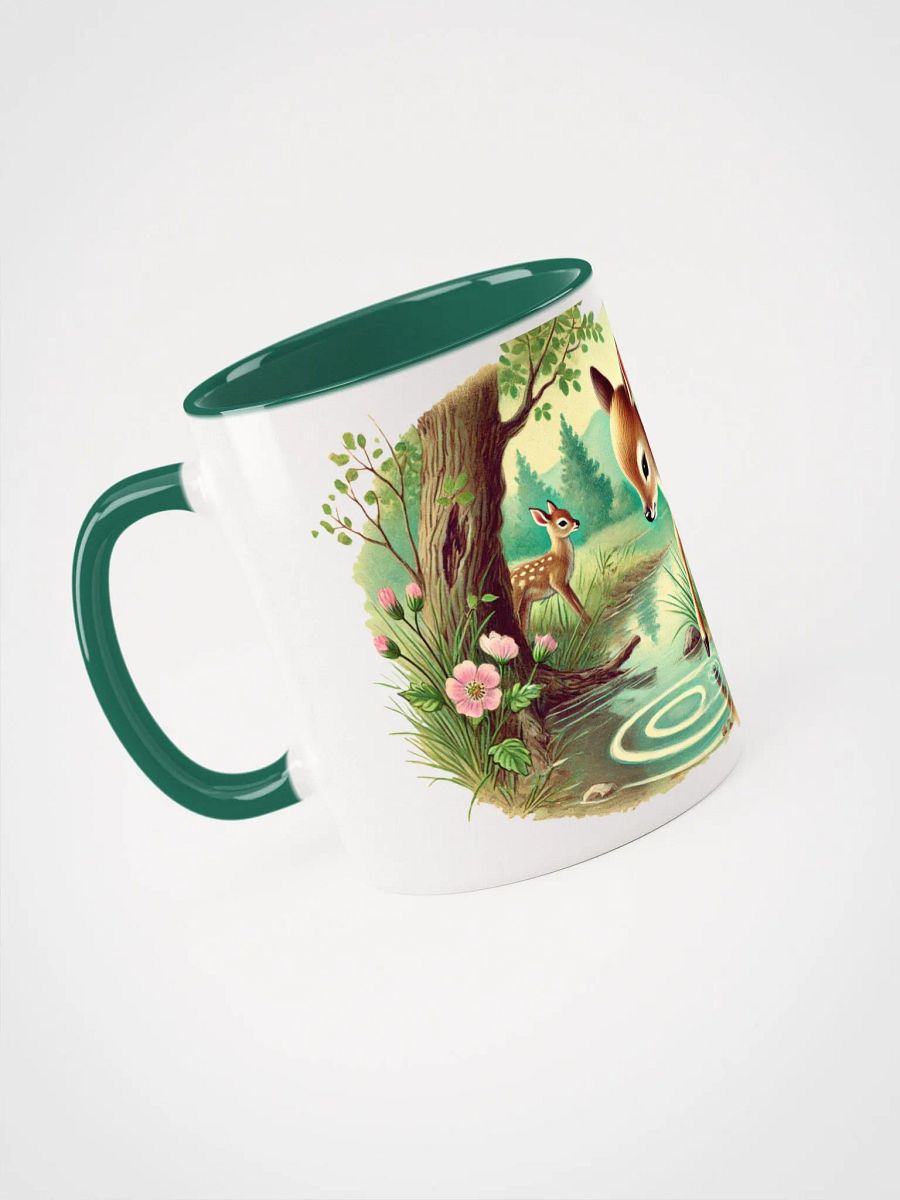 Peaceful Deer at a Stream Colorful Ceramic Mug product image (29)