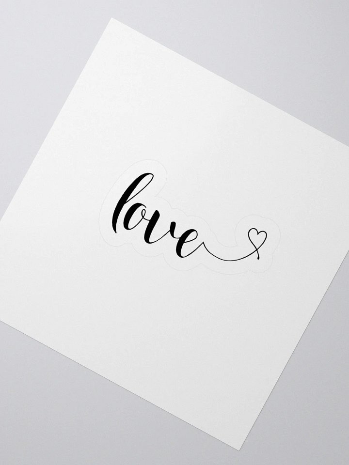 LOVE – Minimalist Sticker ❤️✨ product image (5)