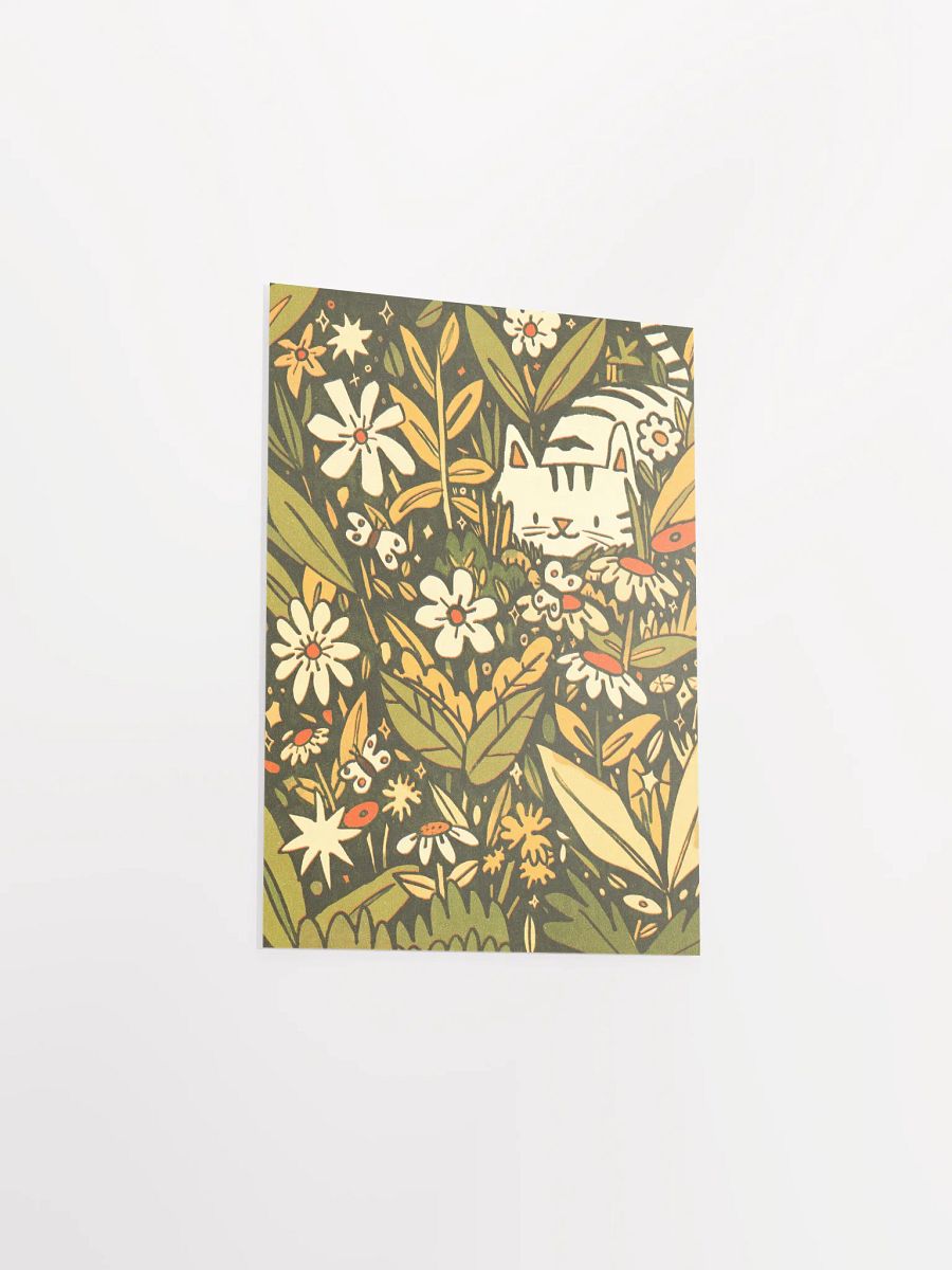 Cat in the Garden Print product image (4)