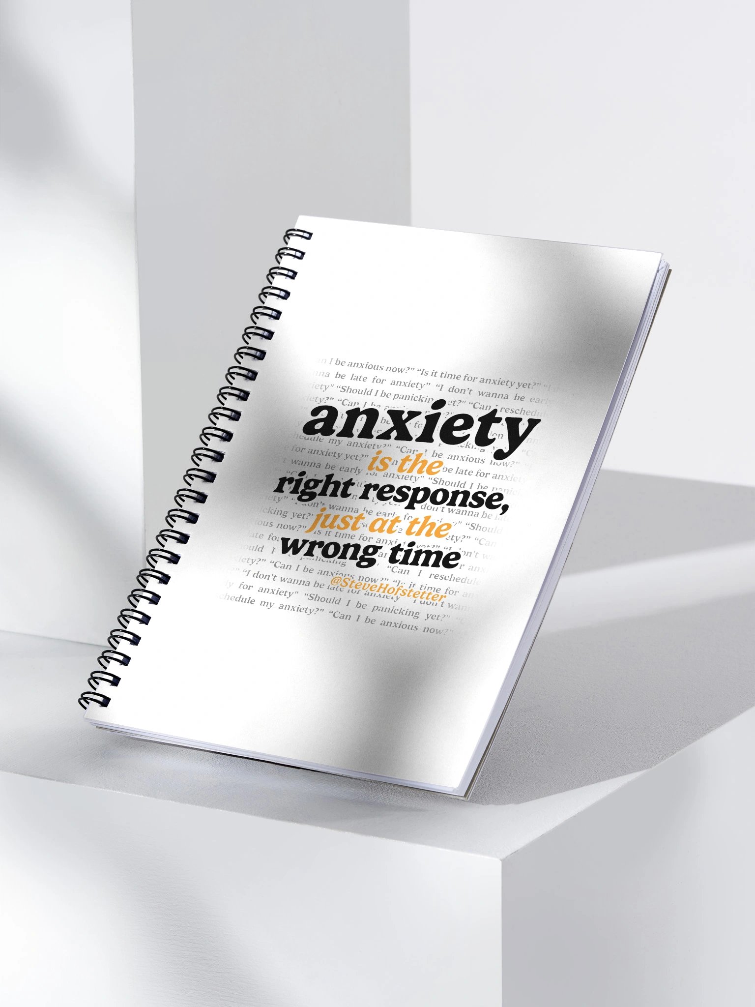 Anxiety Notebook product image (3)