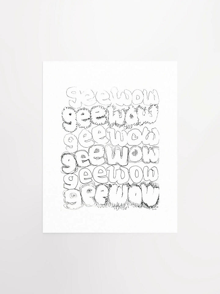 Gee Wow Print product image (2)