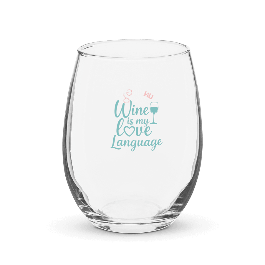Wine is My Love Language Wine Glass product image (1)