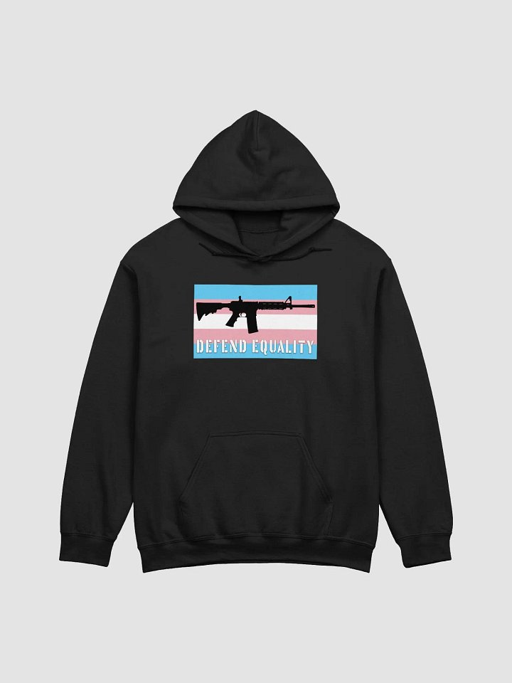 AR-15 Defend Equality Trans Flag Gildan Classic Hoodie product image (4)