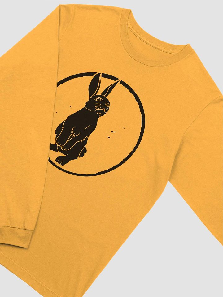 Supersoft Long Sleeve T-Shirt - HARE 0001 - BLACK product image (2)