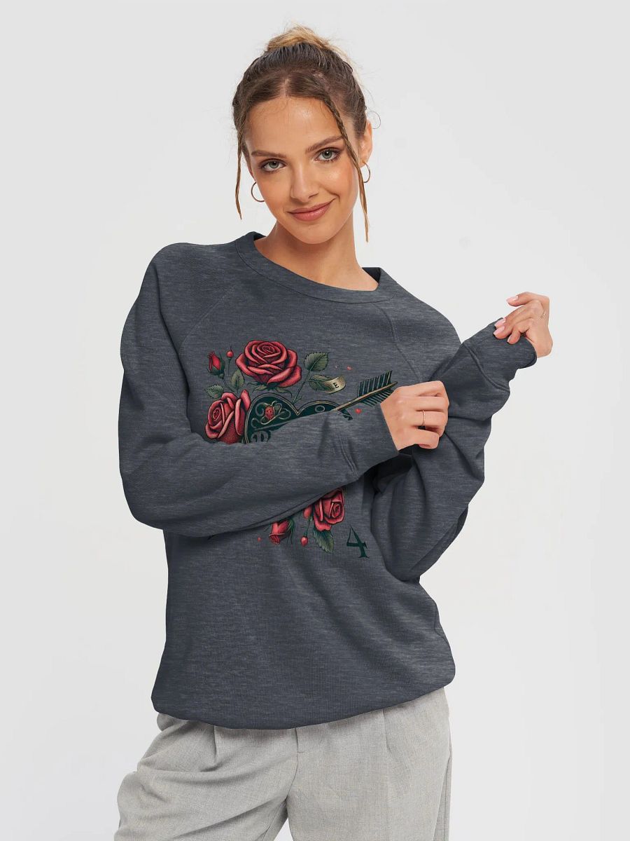 Romantic Heartbreak Unisex Raglan Sweatshirt product image (3)