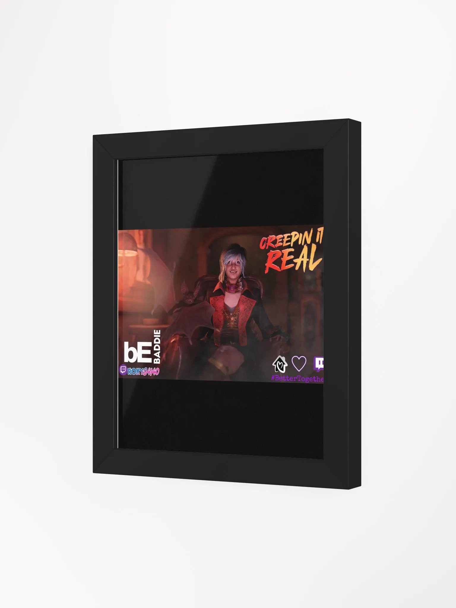 💜🧛🏼‍♀️ Creepin it Baddie Art🧛🏼‍♀️💚 product image (3)