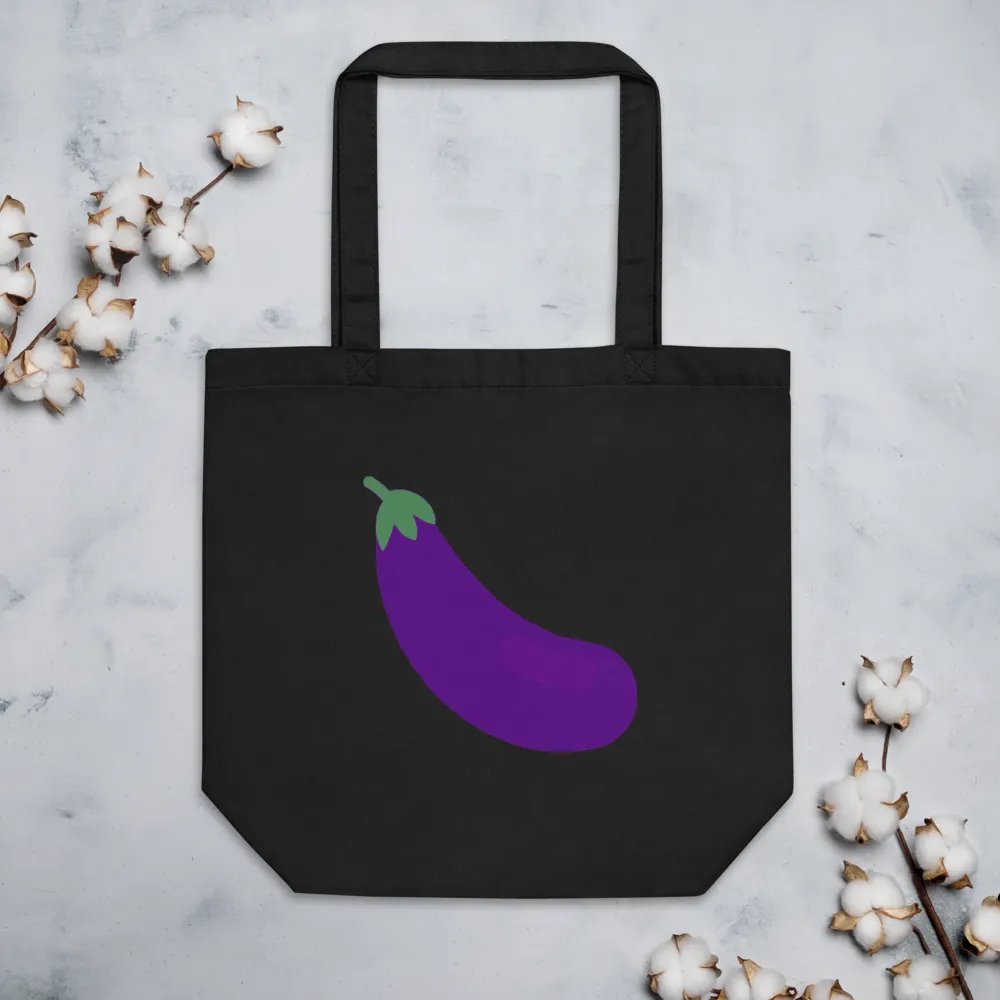 I Love Eggplant Tote Bag product image (3)