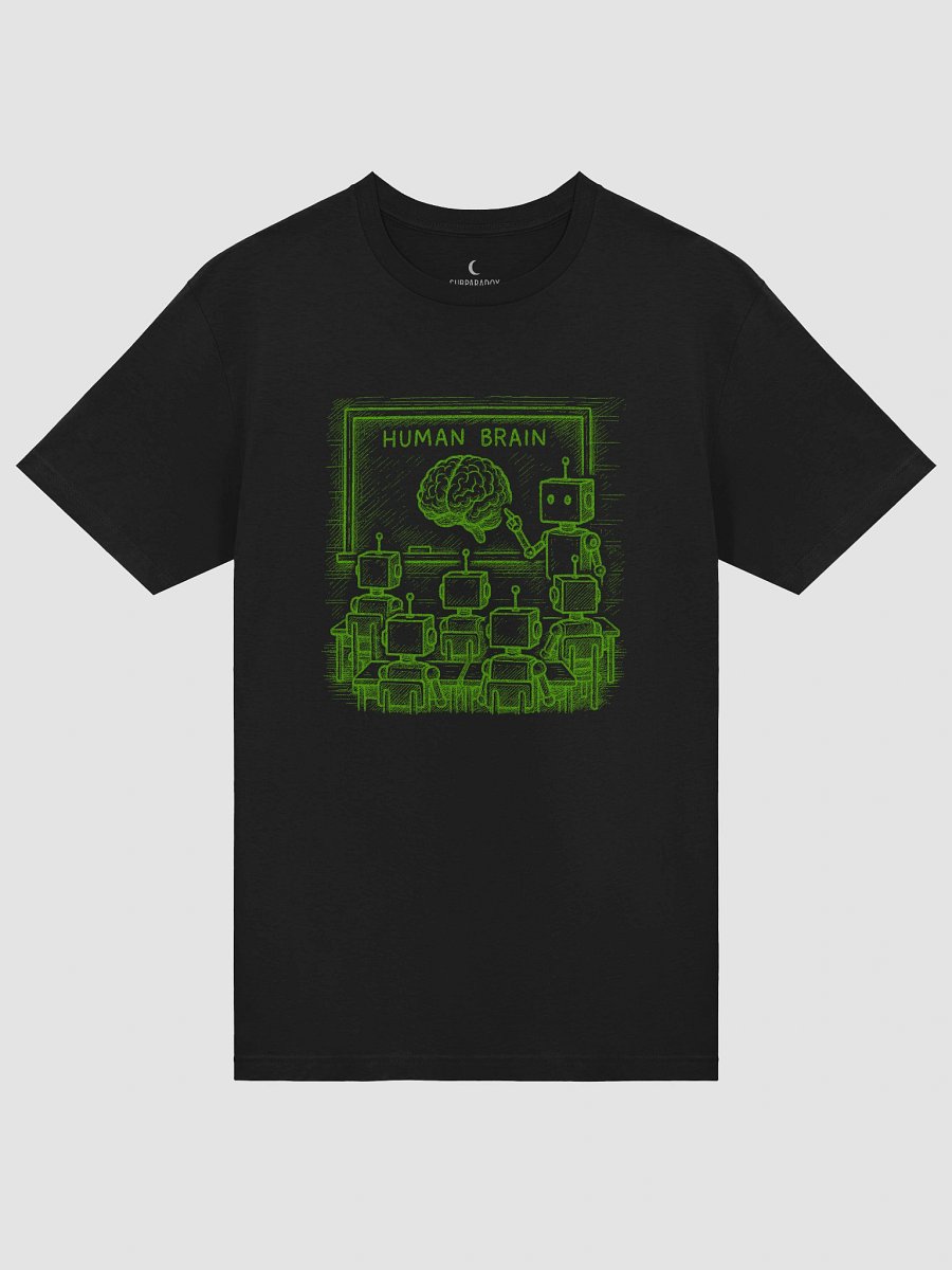 What…? Human? - Robot Classroom - Black Tee product image (5)