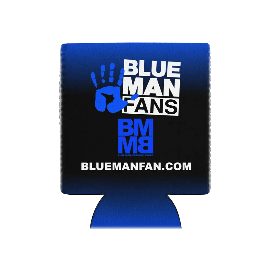 Blue Man Fans Hand Print Koozie product image (3)