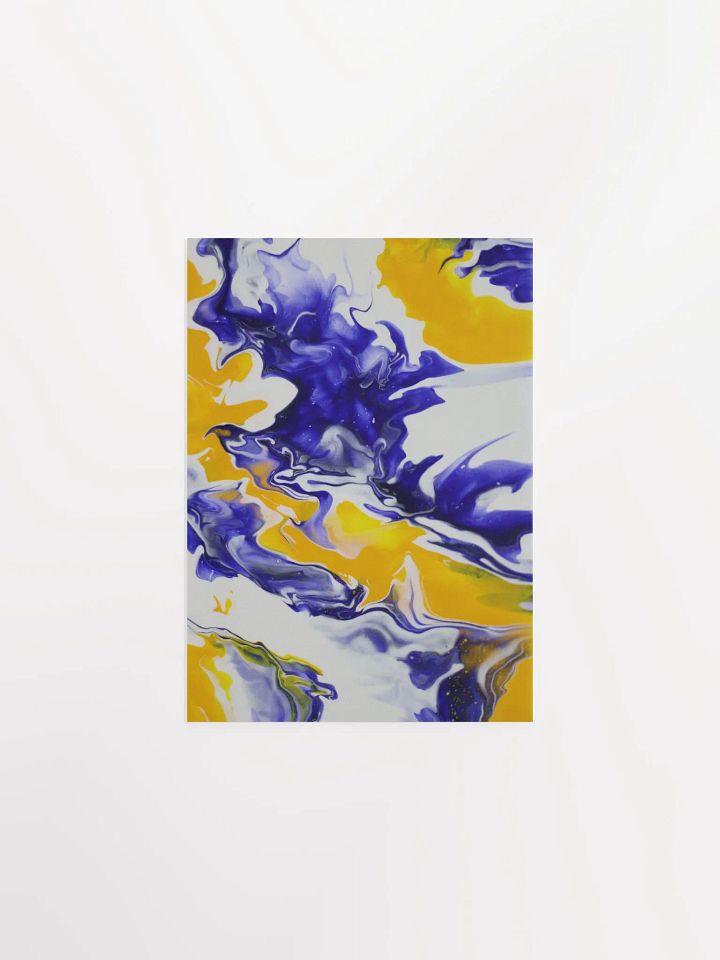 Acrylic Pour Printed Matte Poster - #20BY Design product image (3)