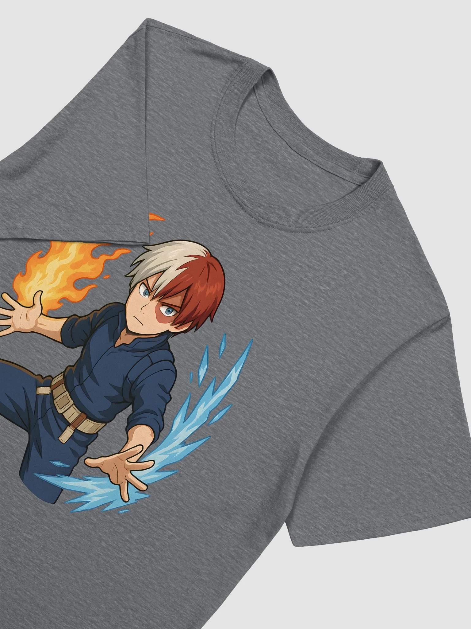 shoto todoroki Fire and Ice Soft Shirt product image (19)