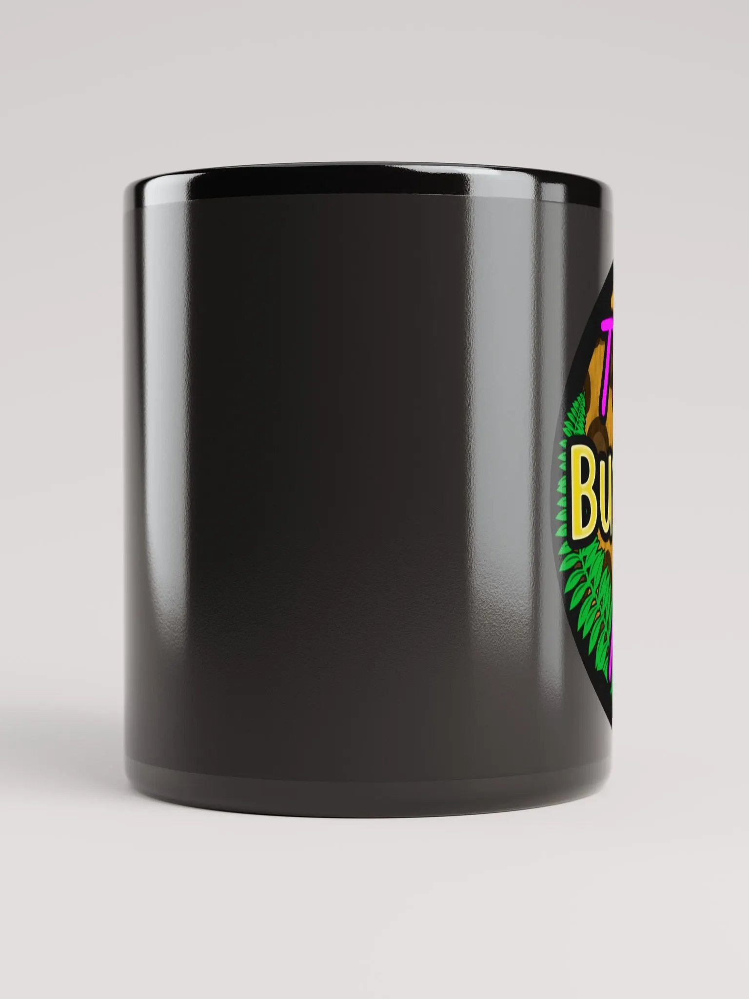 Buttered Mom Glossy Mug, Black product image (10)
