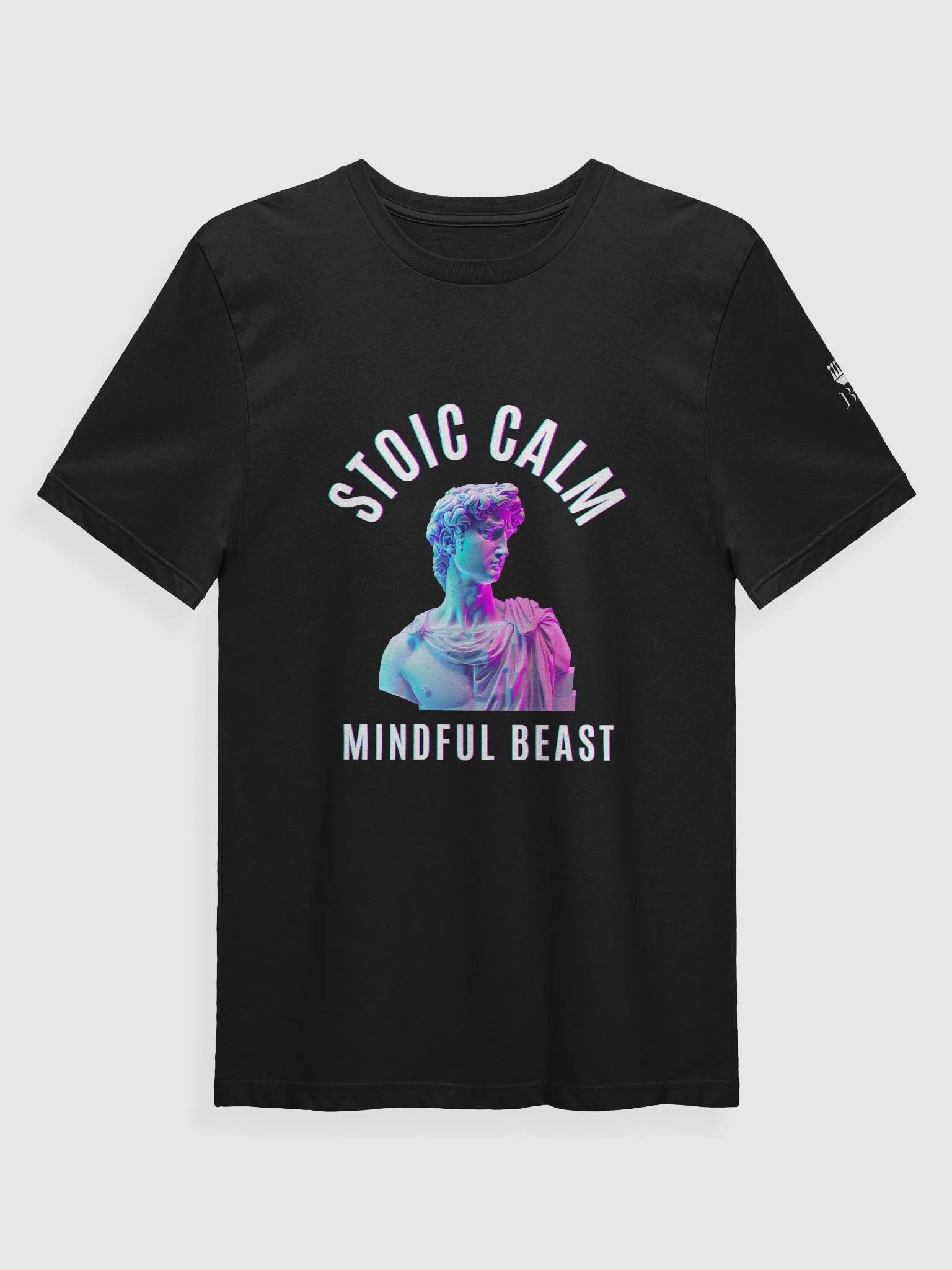 Stoic Calm, Mindful Beast Regular Fit T-shirt product image (1)
