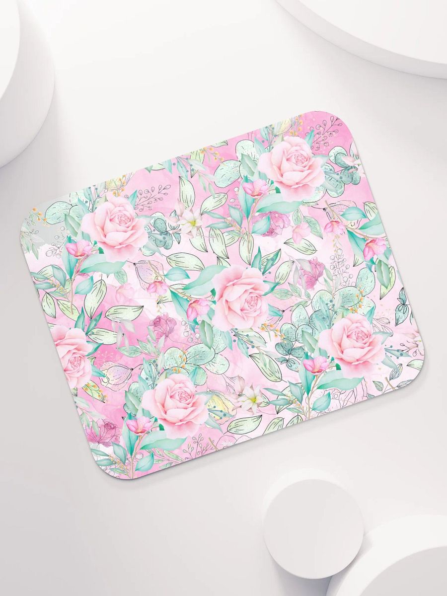 Rosy Botanical Bliss Mouse Pad gift for moms and friends product image (7)
