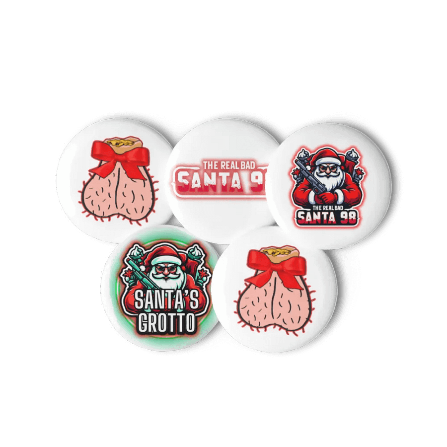 santa pin badges product image (11)