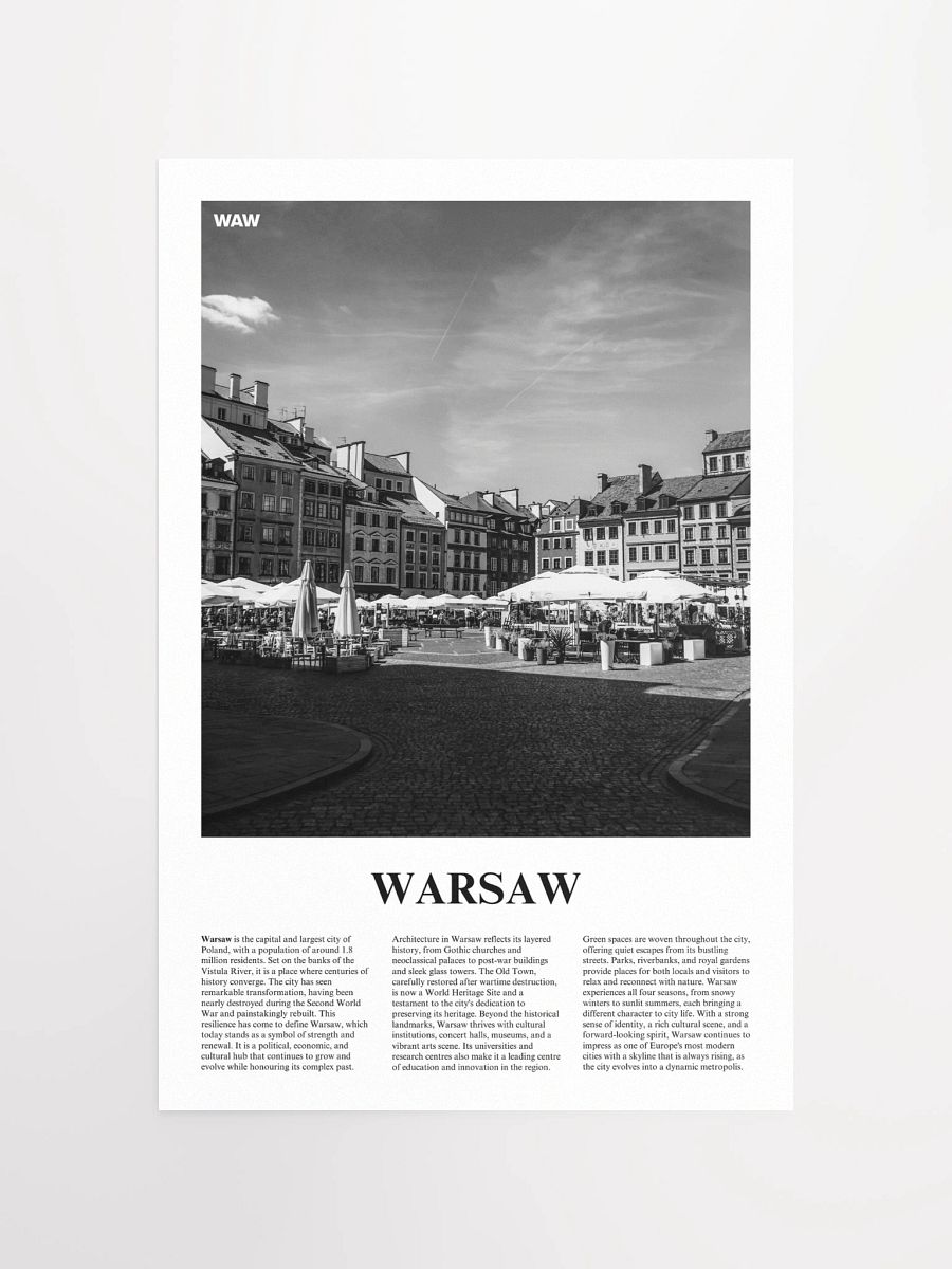 Warsaw 03 Newspaper Poster product image (5)