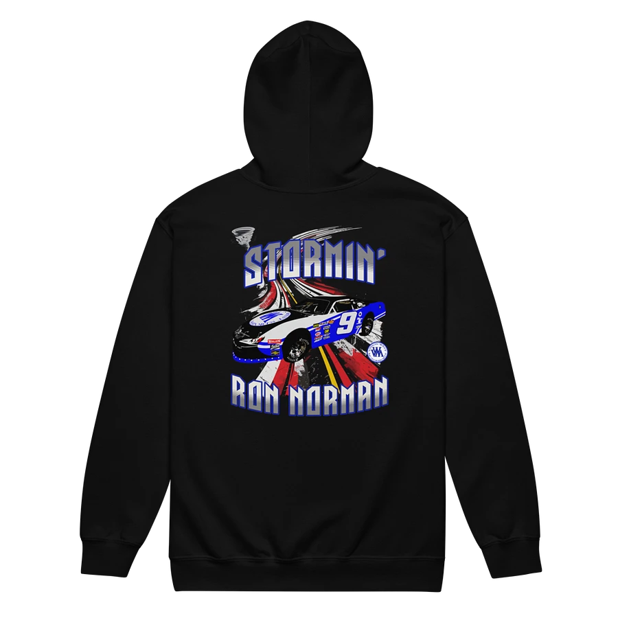 Stormin Ron Norman #9 team design VWM Logo Full Zip Hoodie front logo/full back print product image (7)