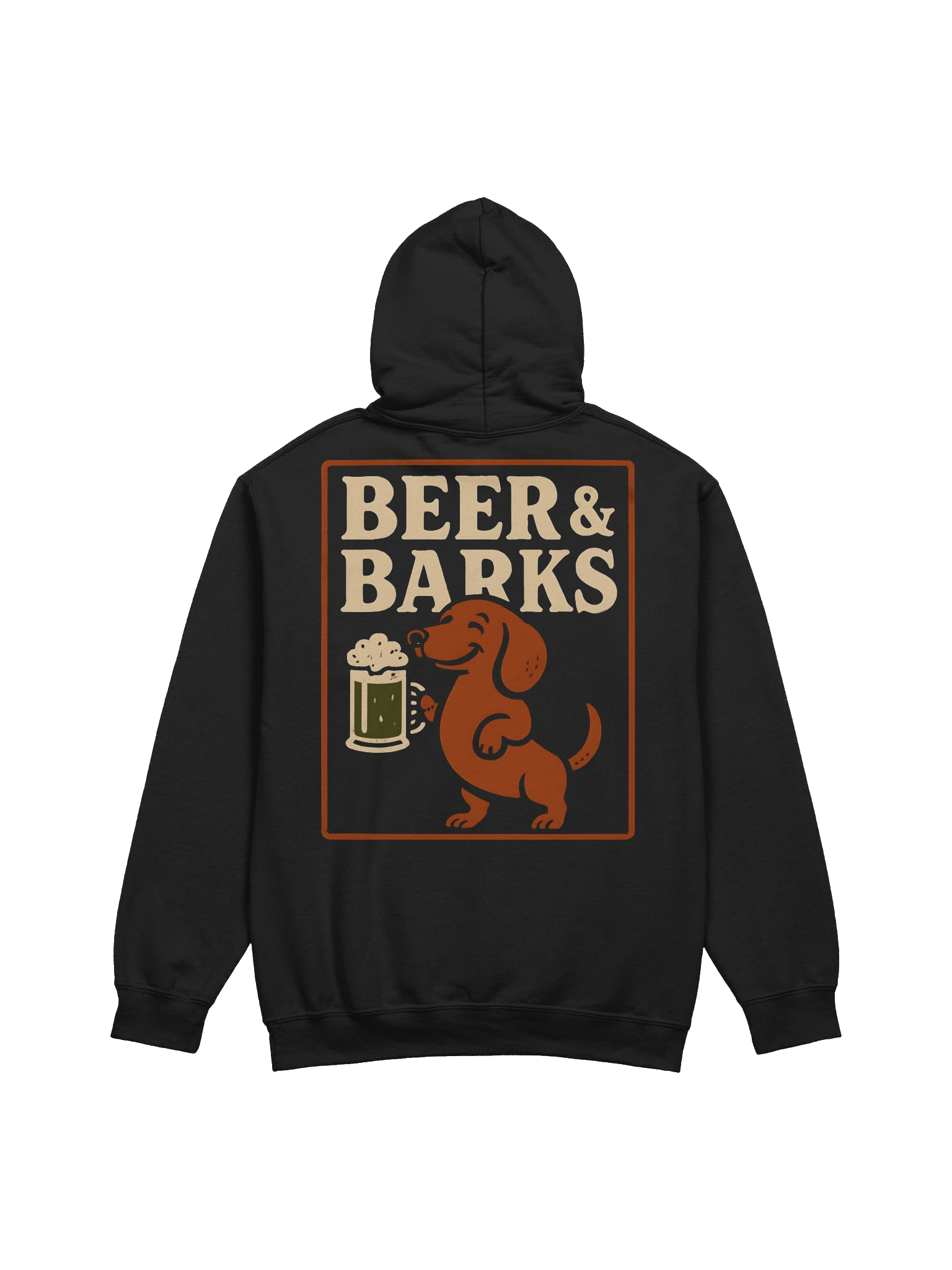 Beer & Barks Funny Dachshund Hoodie product image (3)