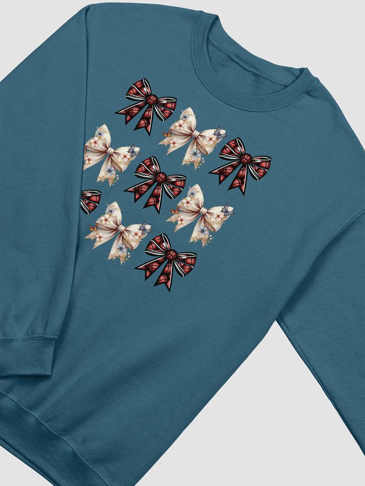 Spring Bow Basketball Grid Sweater product image (12)