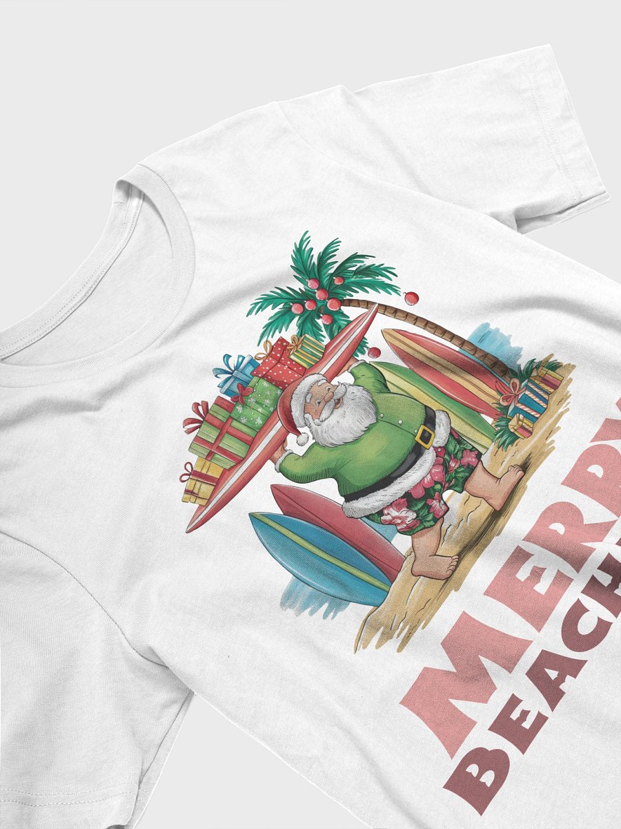 Santa's Surfing Beachmas T-Shirt product image (4)