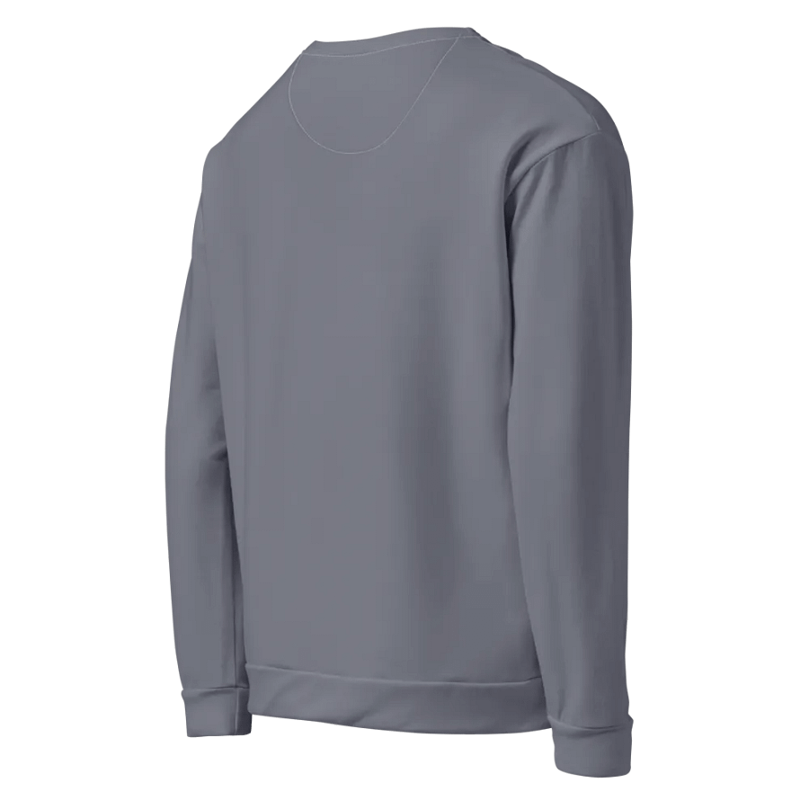 Plain Cool Medium Gray Light Summer Unisex Recycled Polyester Heavyweight Premium Sweatshirt by Treasure Pie product image (9)