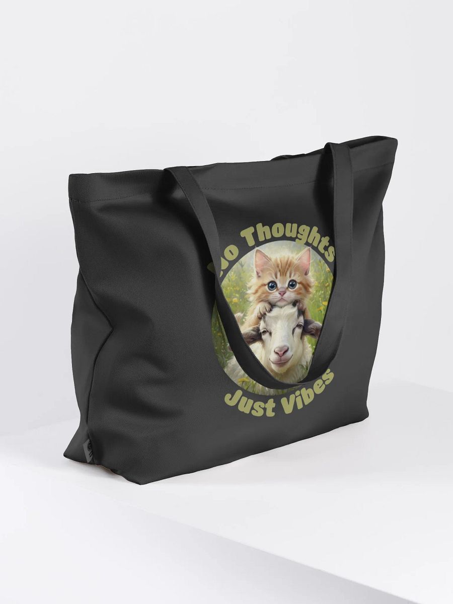 Vibing Goat and Kitten Eco Tote product image (4)