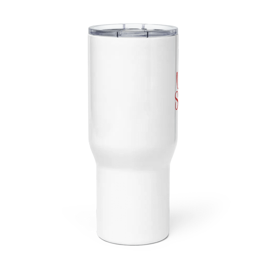 Bold Cursive Travel Mug - VAR Sucks product image (3)