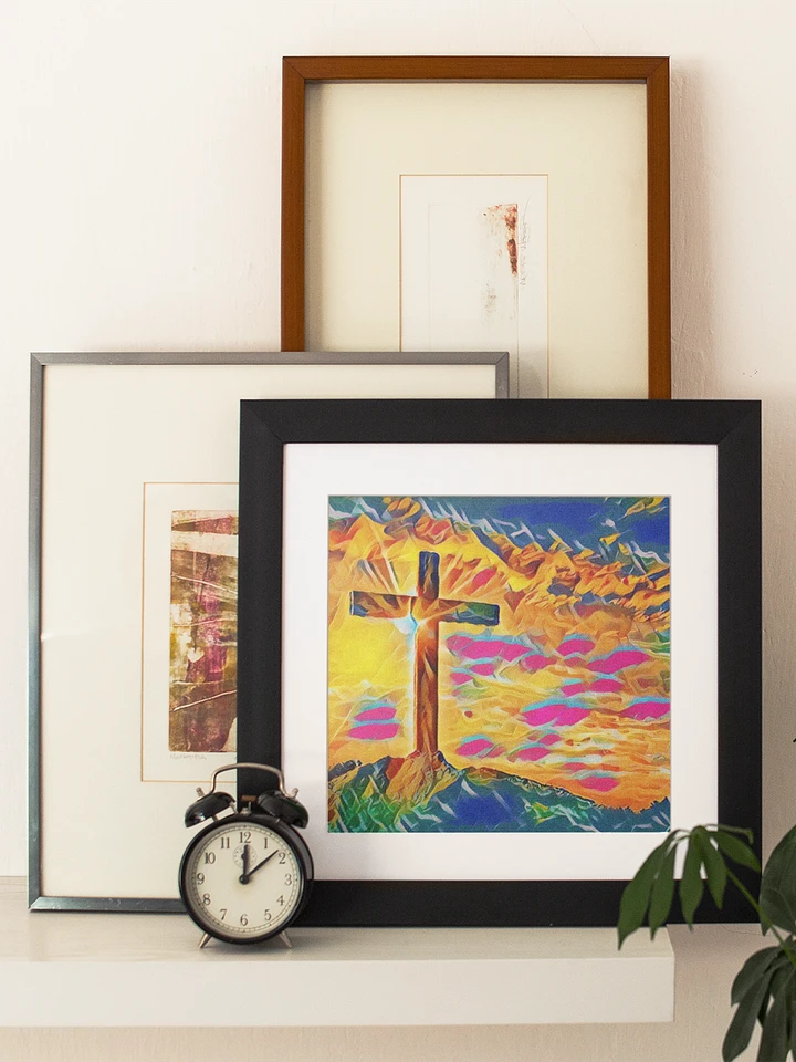 Cross On A Hill Art Print product image (1)