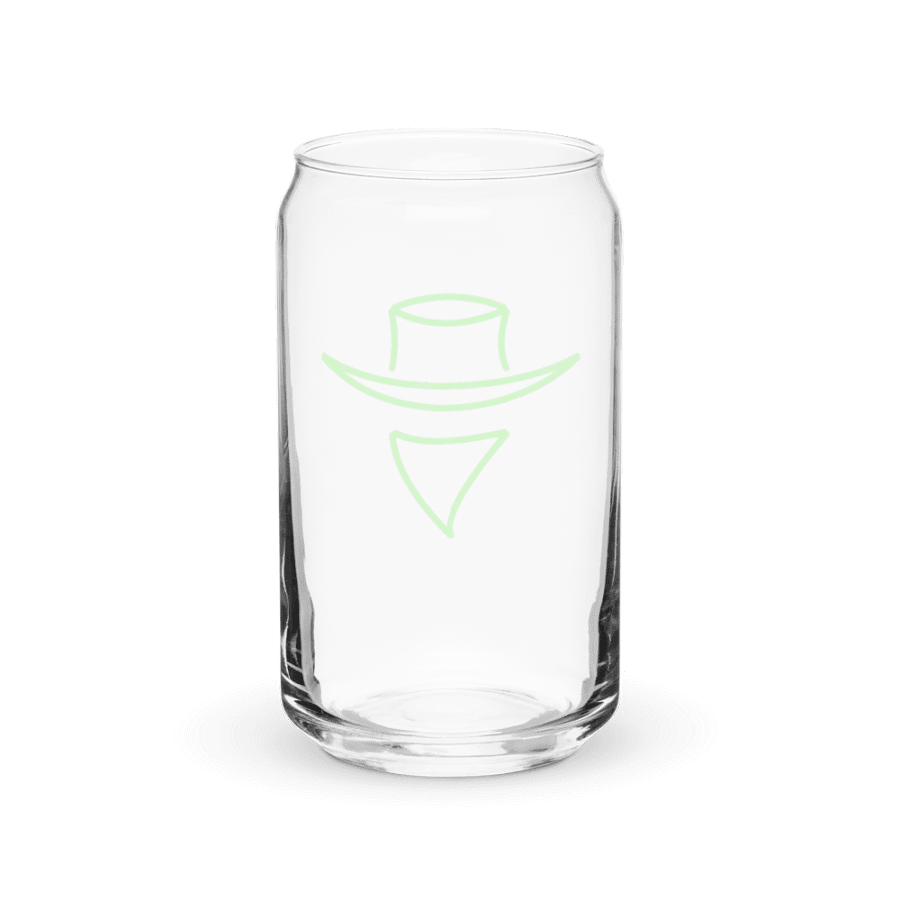Can shaped glass with logo product image (8)