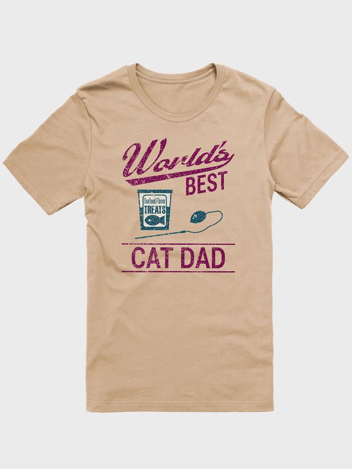 World's Best Cat Dad Unisex Tee product image (1)