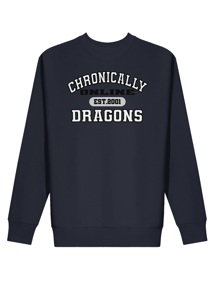 Chronically Online Collegiate Sports Sweatshirt product image (2)