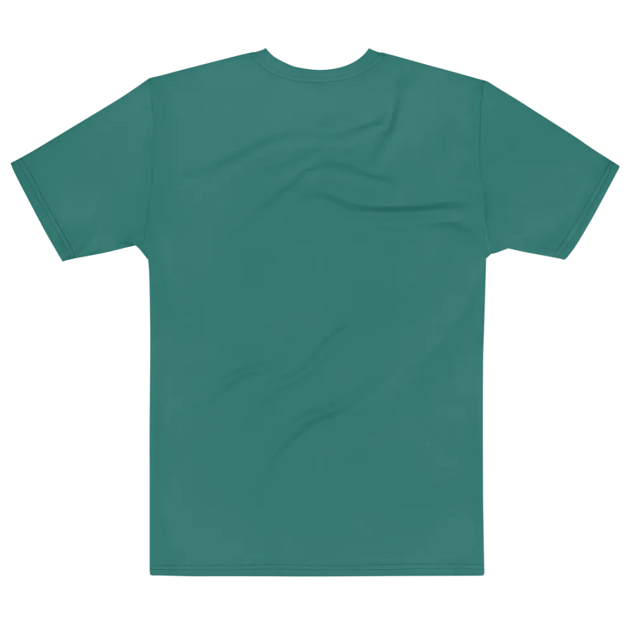 Plain Medium Teal Green True Summer Men's Crewneck Polyester Heavyweight Premium T-Shirt by Treasure Pie product image (7)