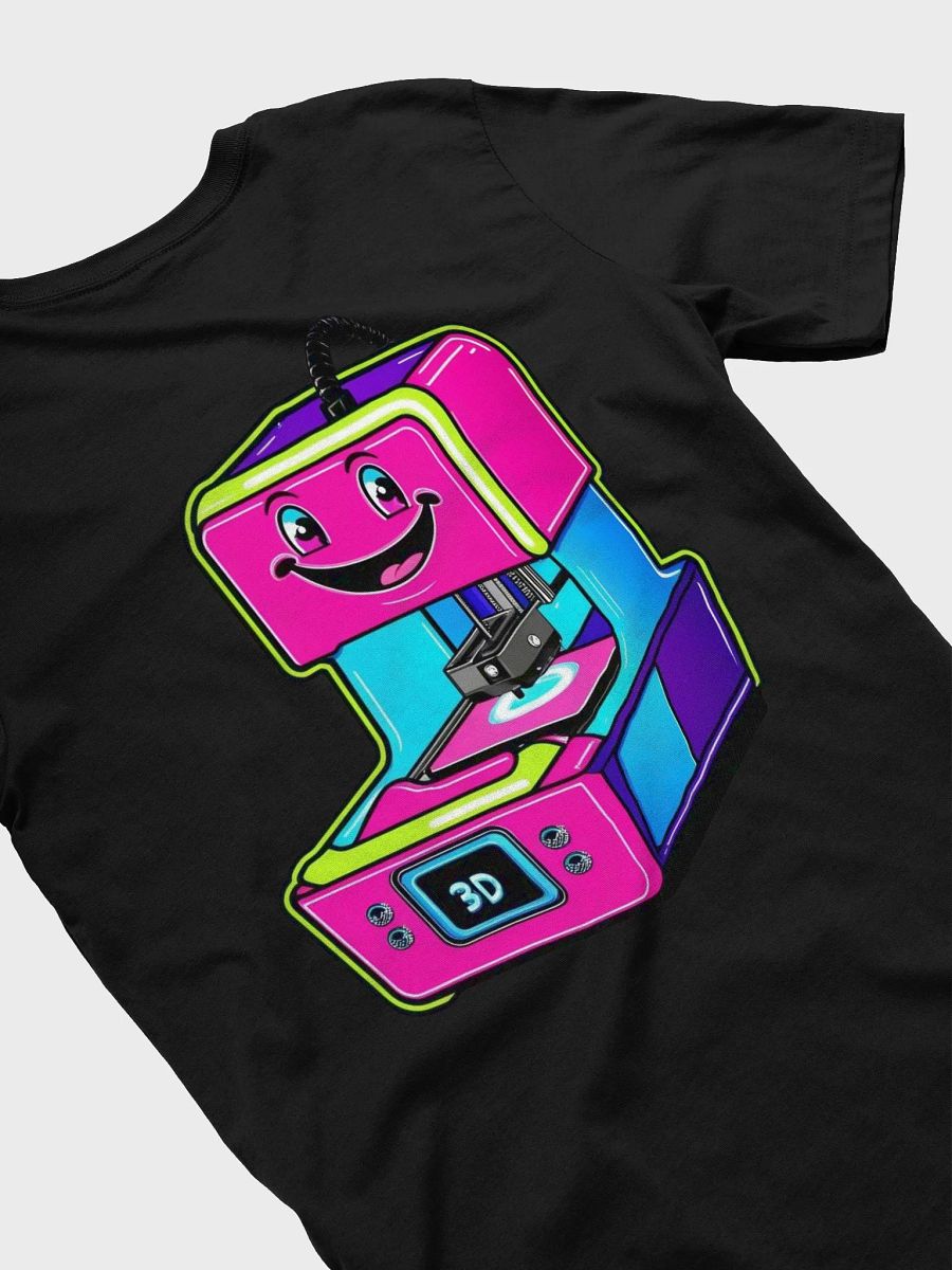Smiling 3D Printer Cartoon T-Shirt product image (25)