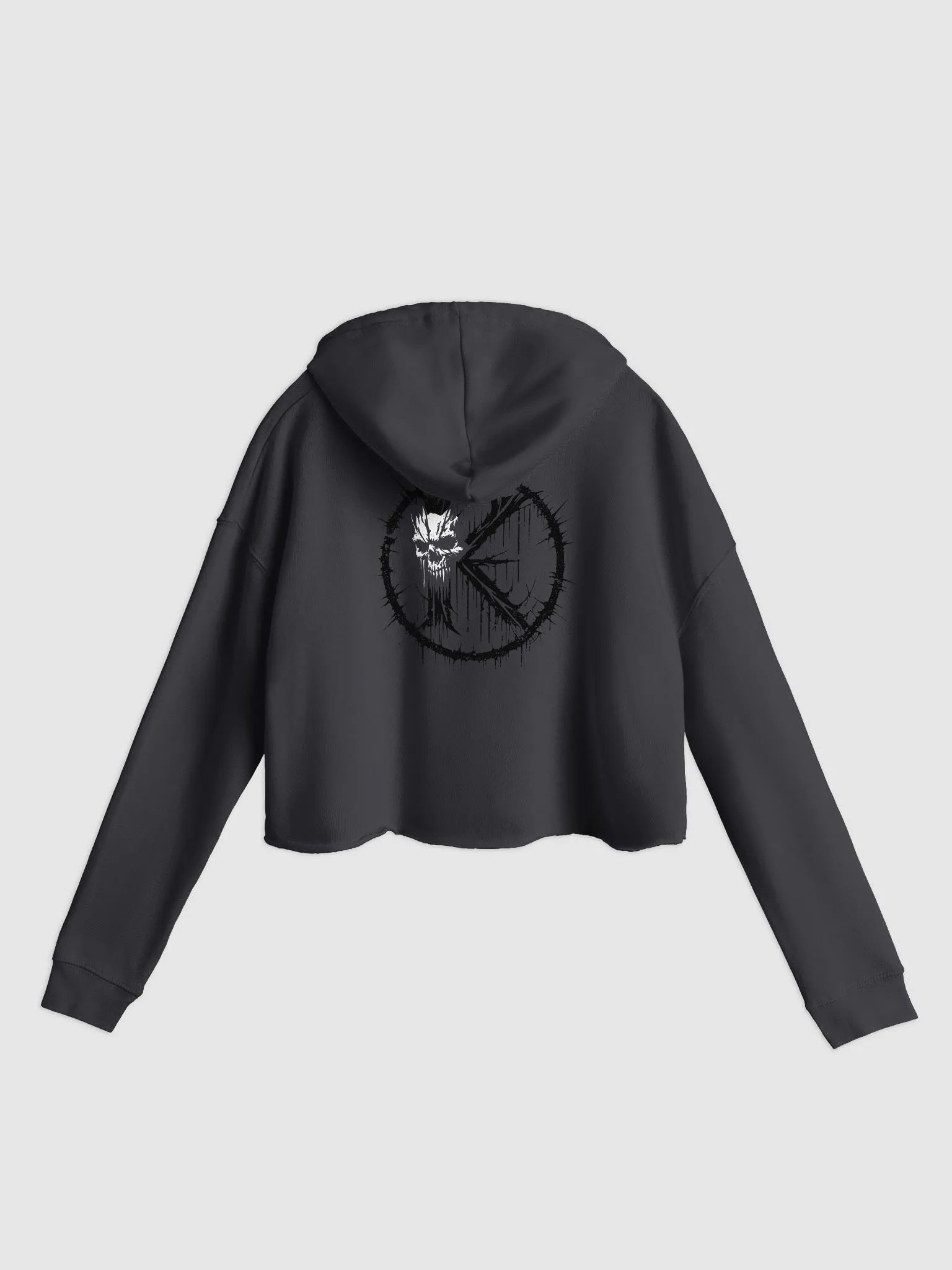 2D Font and Logo Crop Hoodie product image (2)