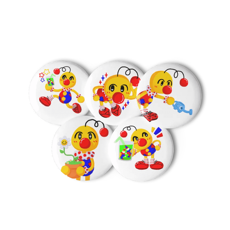 White Boyoyoing Pin Set product image (2)