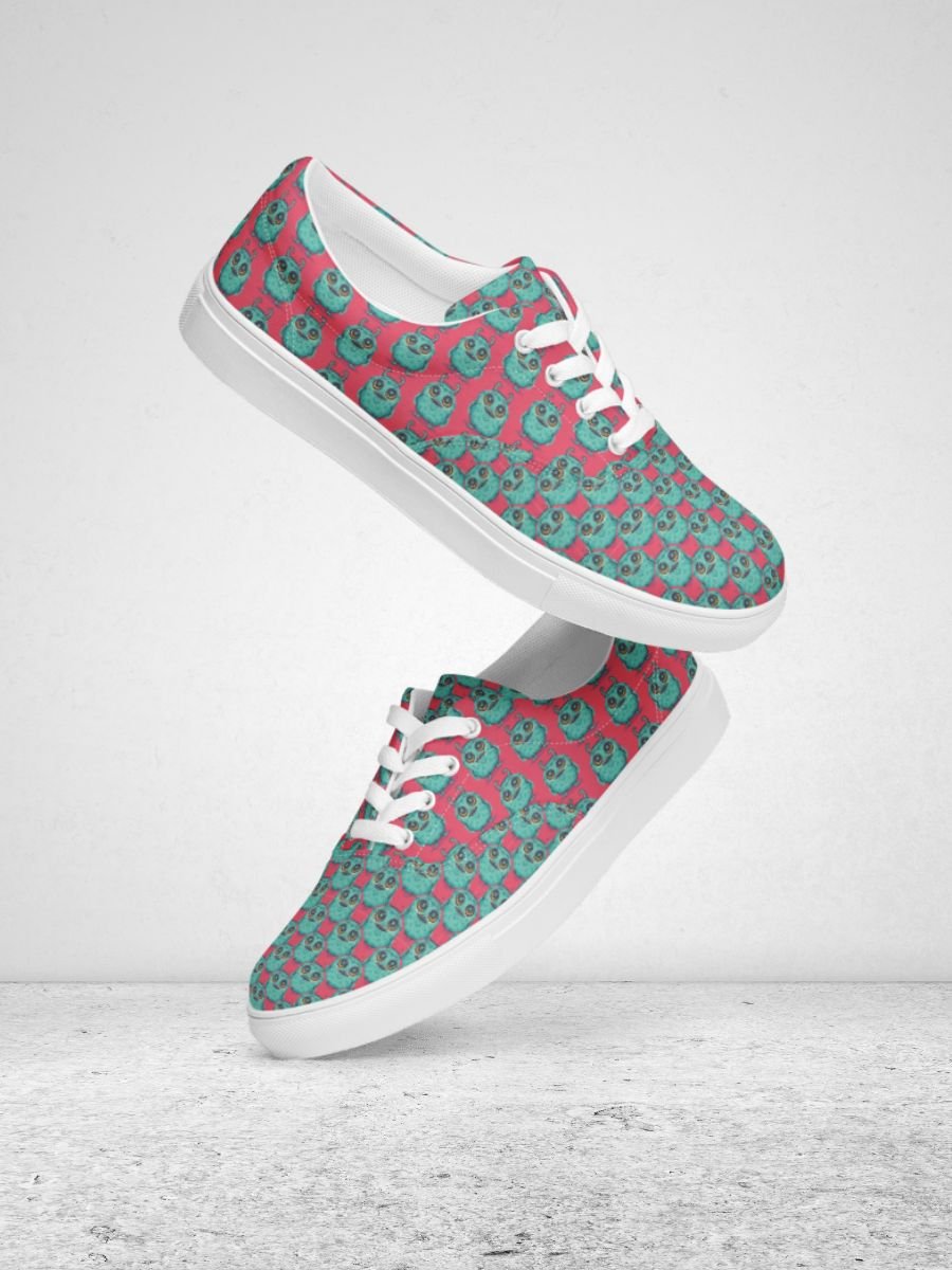 My Little Monster Lace-Up Canvas Shoes product image (11)