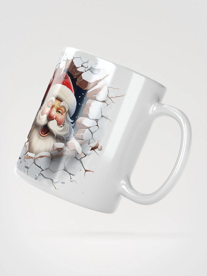 Santa Breakthrough 3D Christmas Mug - Jolly Double-Sided Illusion product image (4)