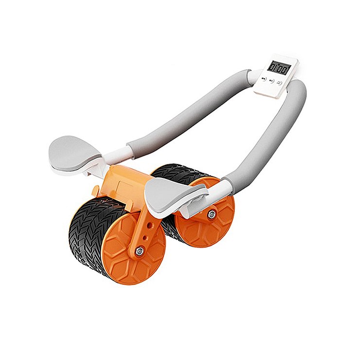 Ab Wheel Roller with Timer Exercise Equipment Automatic Rebound Workout Machine product image (1)