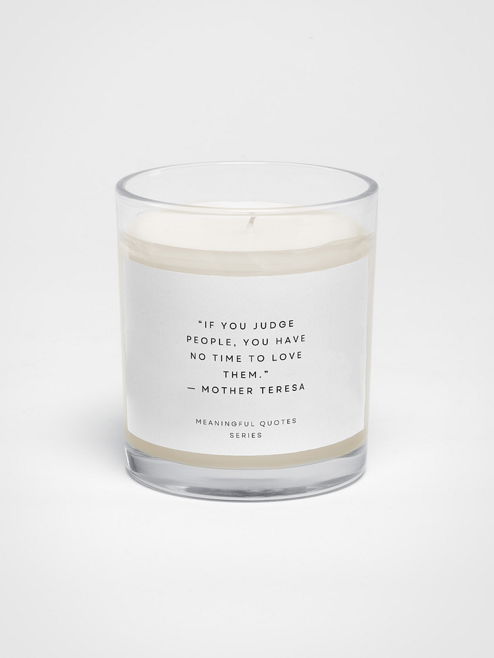 Serenity Glow: Inspirational Quote Soy Wax Candle product image (1)