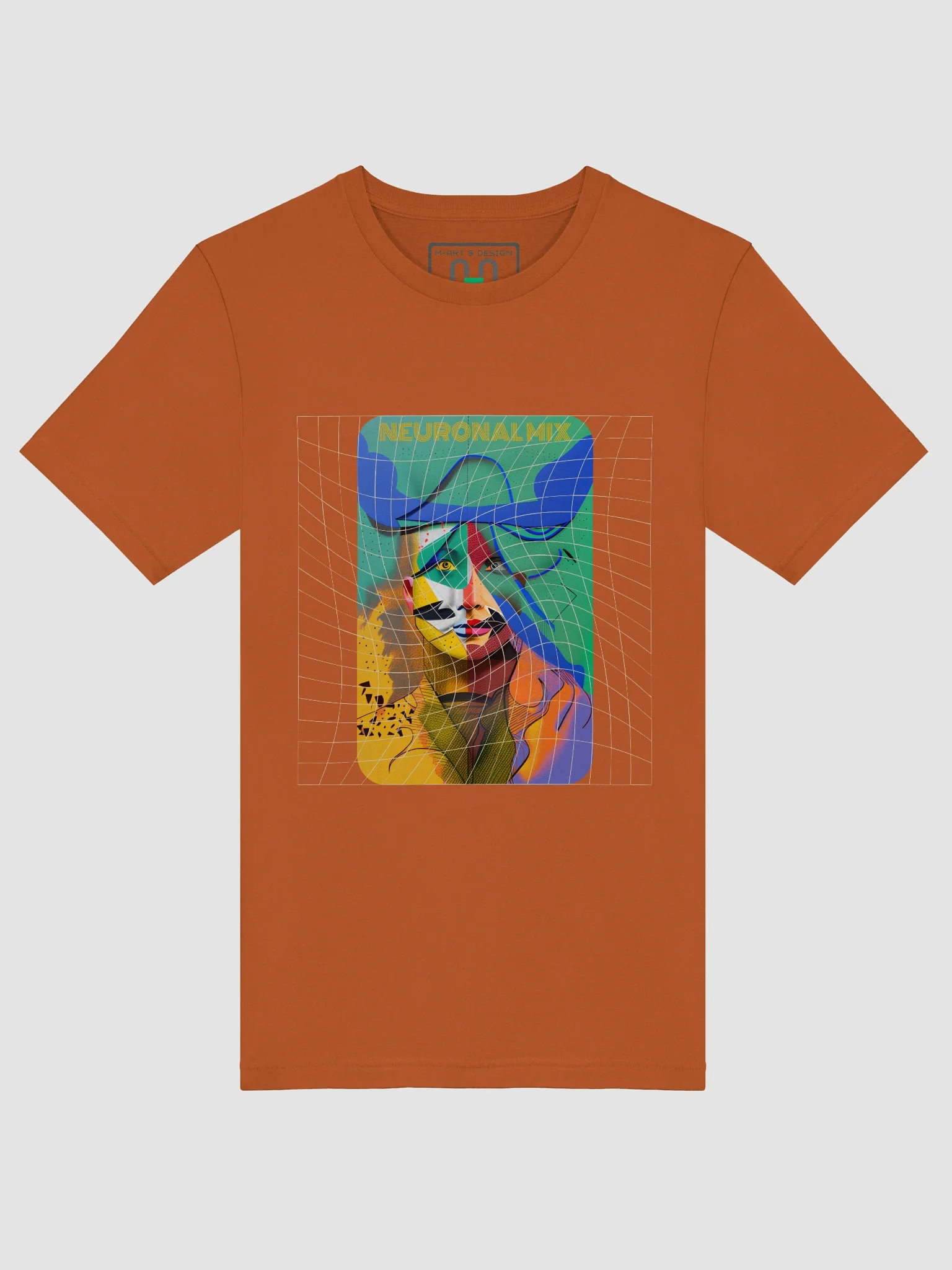 Neuronal Mix Abstract Face T-Shirt product image (5)