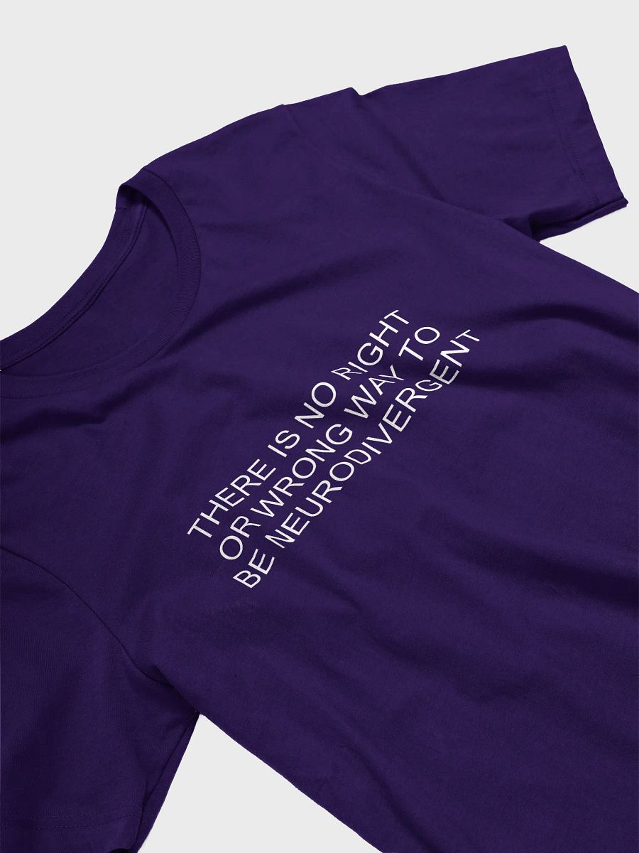 no wrong way to be neurodivergent t-shirt product image (3)