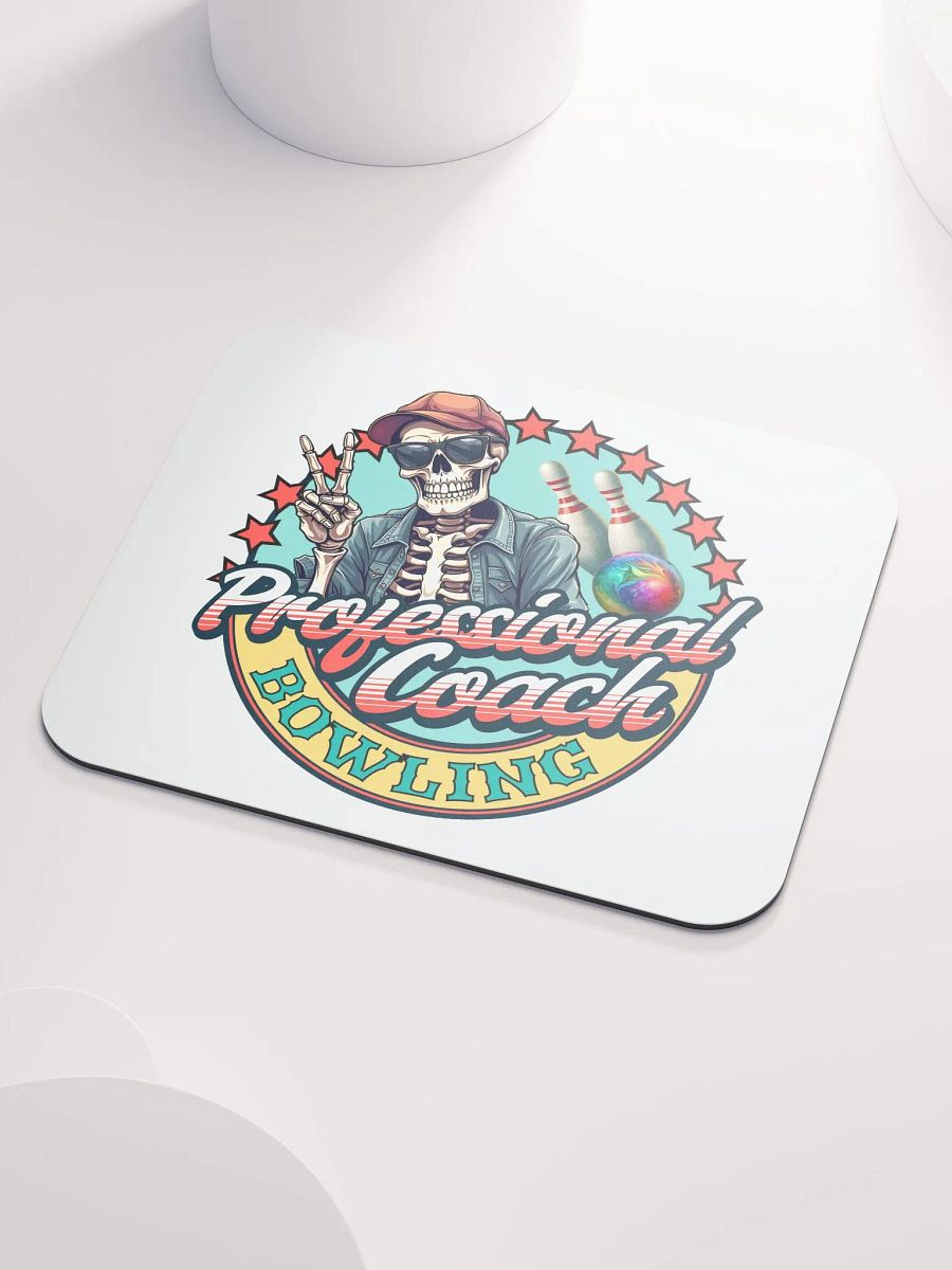 Professional Coach Bowling Skeleton Mouse Pad product image (3)