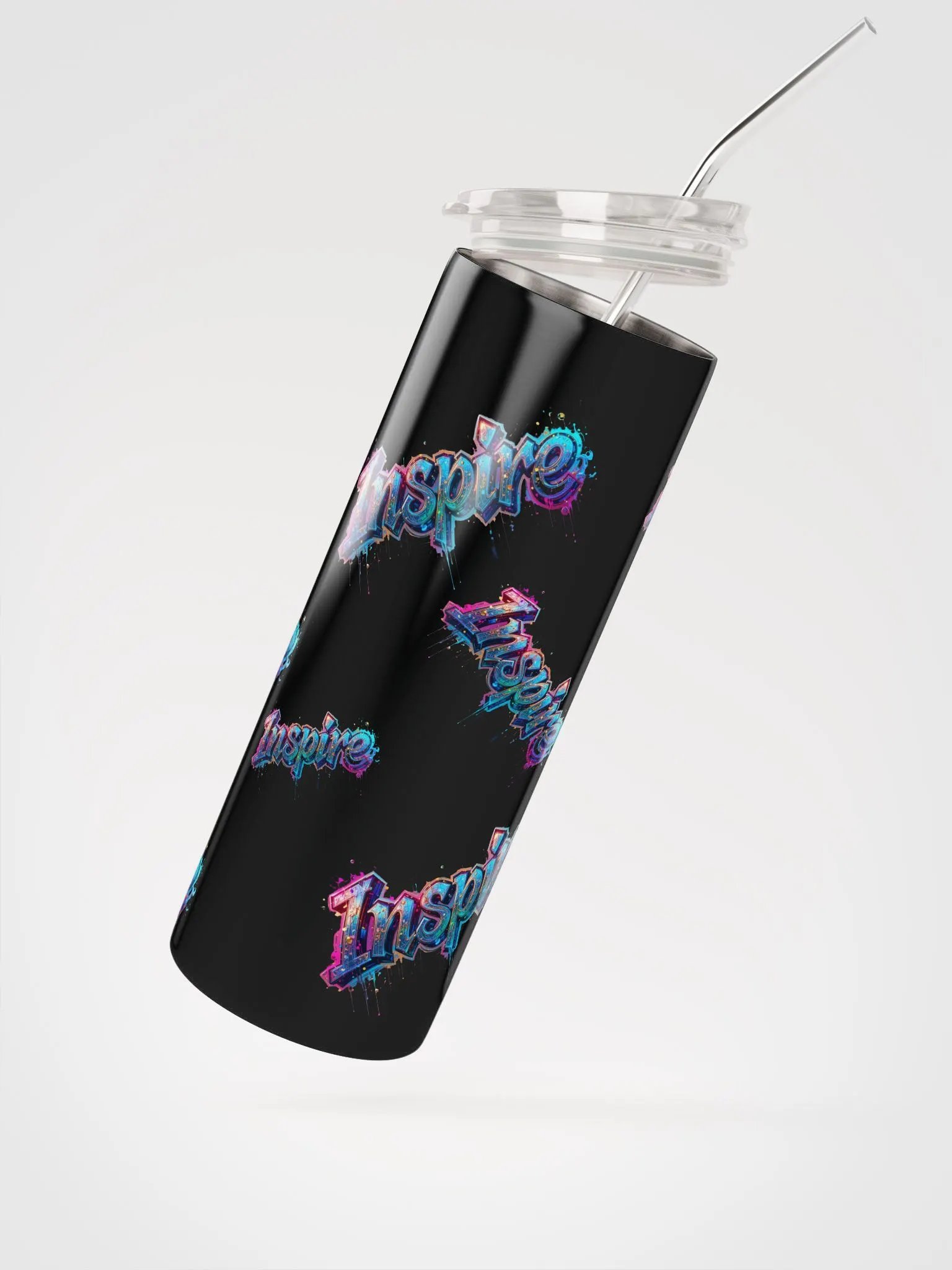 Inspirational Vibes Stainless Steel Tumbler product image (2)